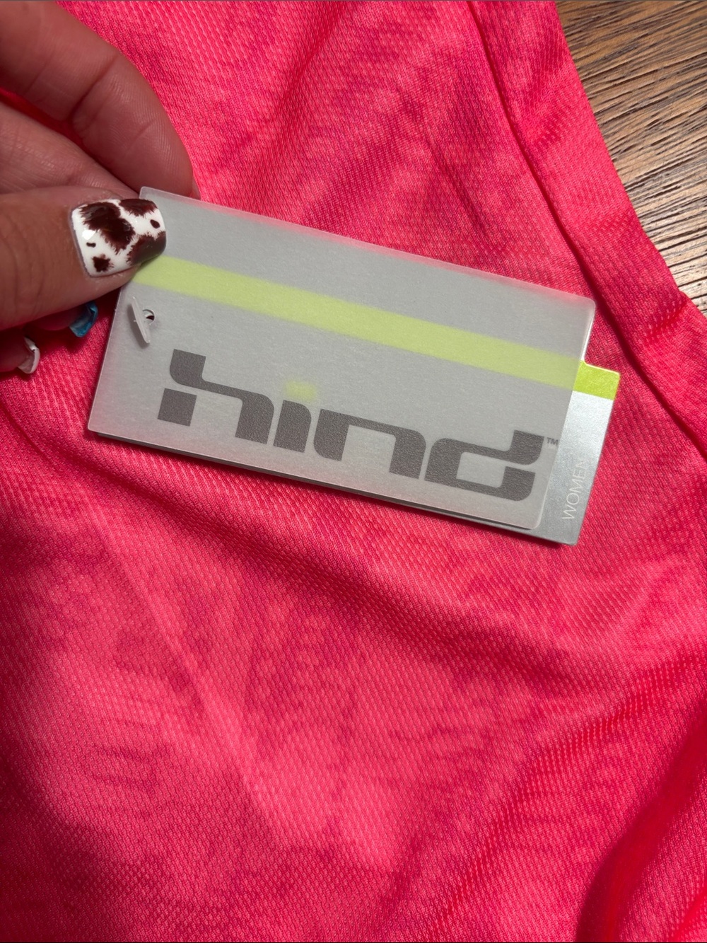 Hind Pink Racerback Tank Top - Picture 5 of 6